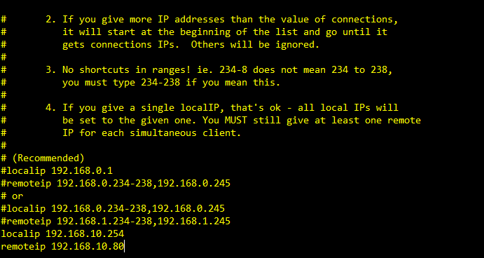 Configurazione PPTP su Server Linux